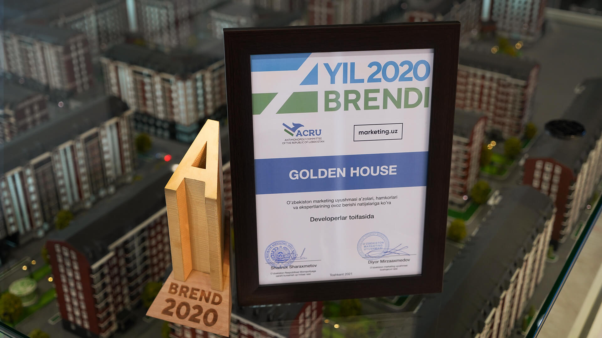 GOLDEN HOUSE – ОБЛАДАТЕЛЬ ПРЕМИИ «БРЕНД ГОДА 2020»
